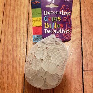 Glass Gems Dome Vase Filler Decorative Beads Marble Pebbles Stones Craft Decor